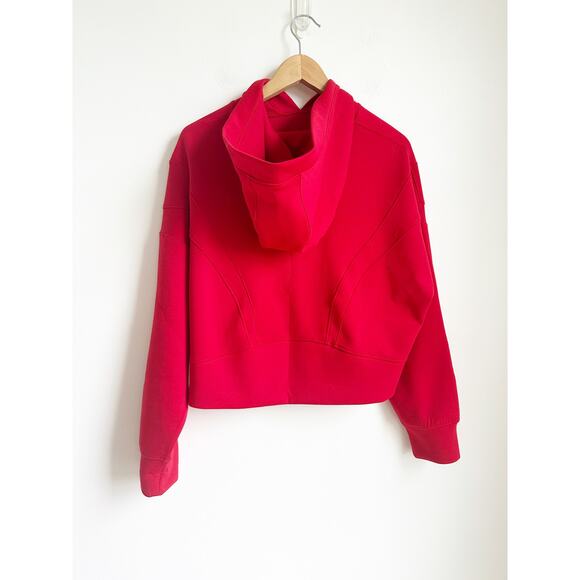 JCREW NWOT Red Ribbed turtleneck sweater in stretch yarn Large - Picture 3 of 5